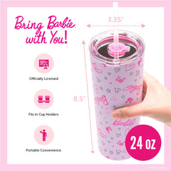 Barbie™ Love Out Loud Tumbler - 24 Oz