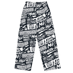 Monster High Logo Wide Leg Pants