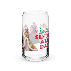 Barbie Vintage Holiday Sleigh All Day Glass