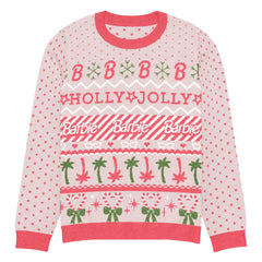 Barbie Holly Jolly Pink Ugly Sweater