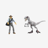 Jurassic World Toys Dr Grant & Raptor Figures Hammond Collection