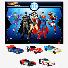 Hot Wheels DC Character Car 5-Pack