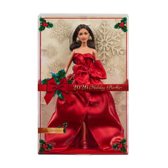 Barbie Signature 2026 Holiday Barbie Doll with Brown Hair