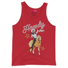 Barbie 1980's Howdy Ken Red Tank Top