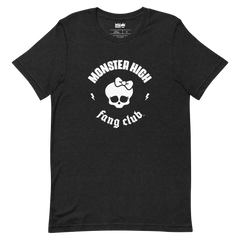 Monster High Fang Club Short Sleeve T-Shirt in Black Heather