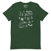 Hot Wheels Holiday Icons Green T-Shirt