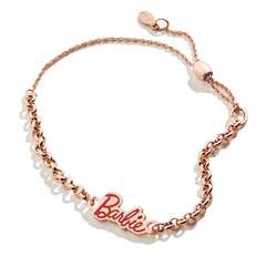 Alex and Ani Barbie Name Plate Pull Chain Bracelet