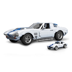 Mattel Brick Shop Hot Wheels Corvette Grand Sport Building Set