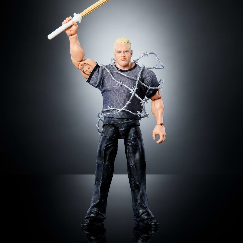 WWE Elite Collection Monday Night War Hardcore Hak Action Figure & Golga Build-A-Figure Parts