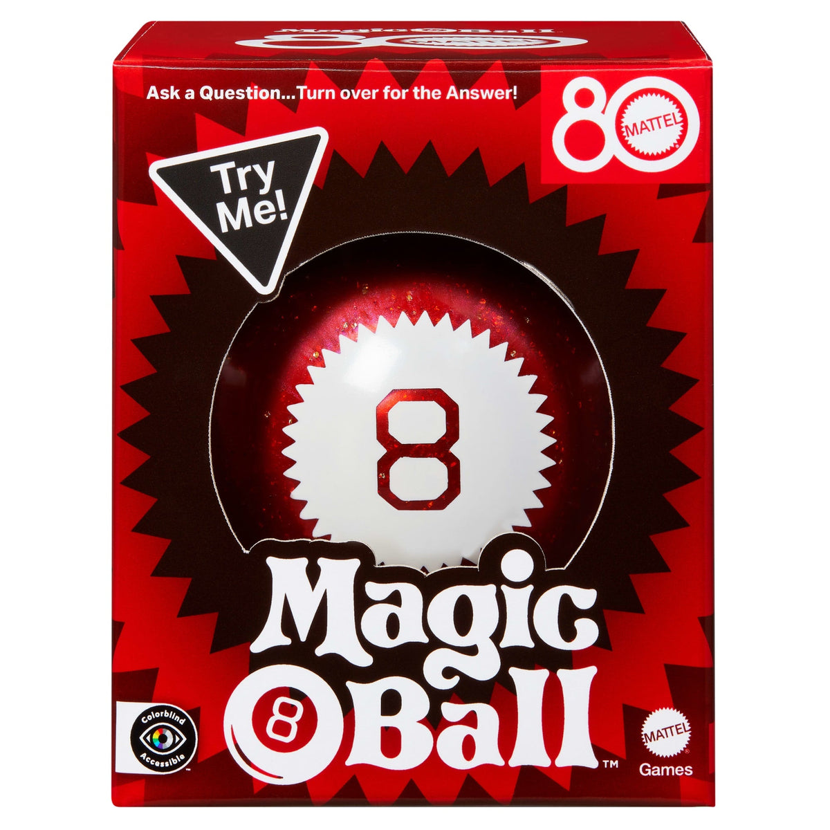 Magic 8 Ball Mattel 80th Anniversary Edition