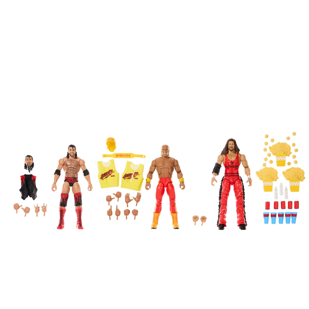 WWE Elite Scott Hall Kevin Nash Hulk Hogan Action Figures