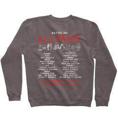 Mattel 80th Logo Black Sweatshirt