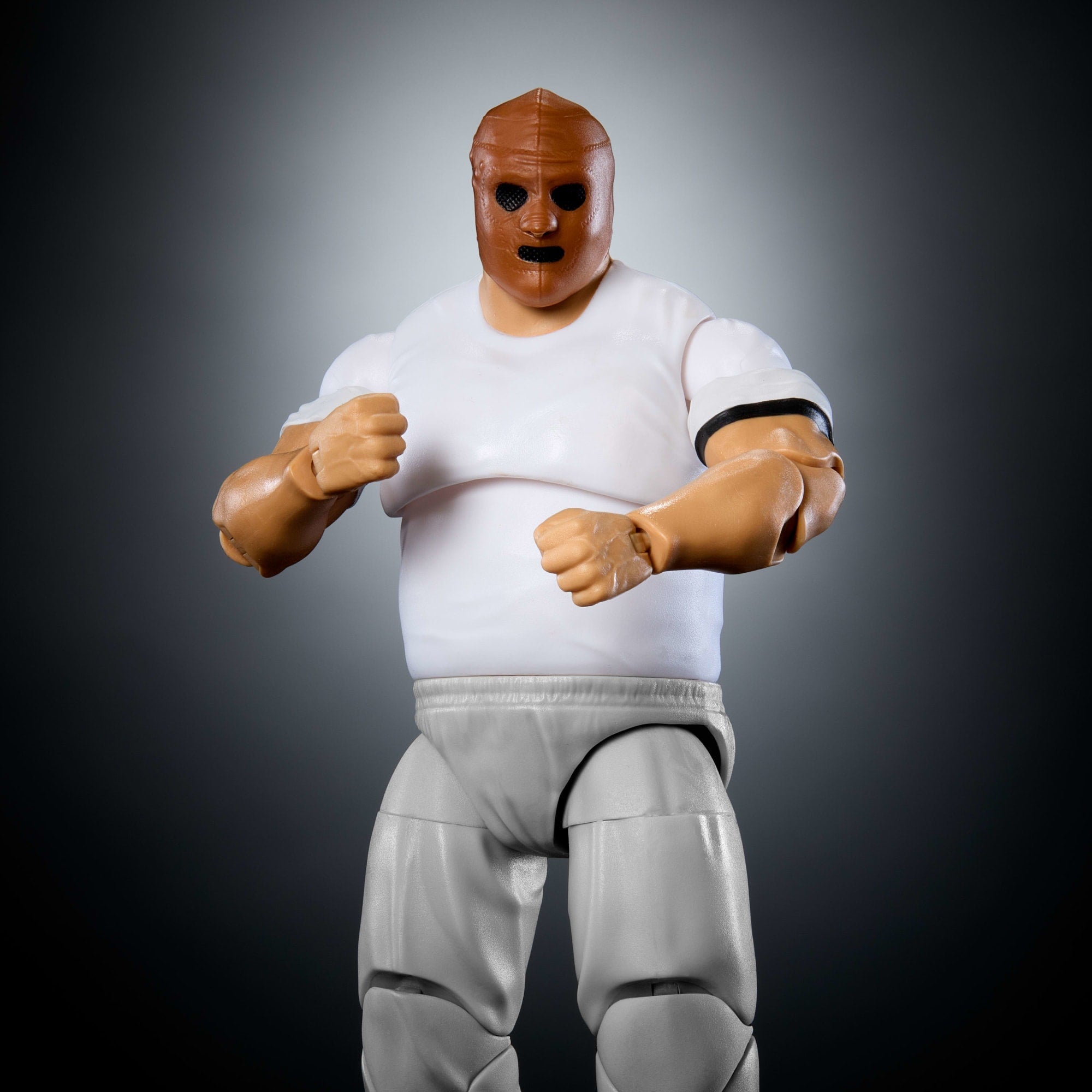 WWE Elite Collection Monday Night War British Bulldog Action Figure & Plus Golga Build-A-Figure Parts