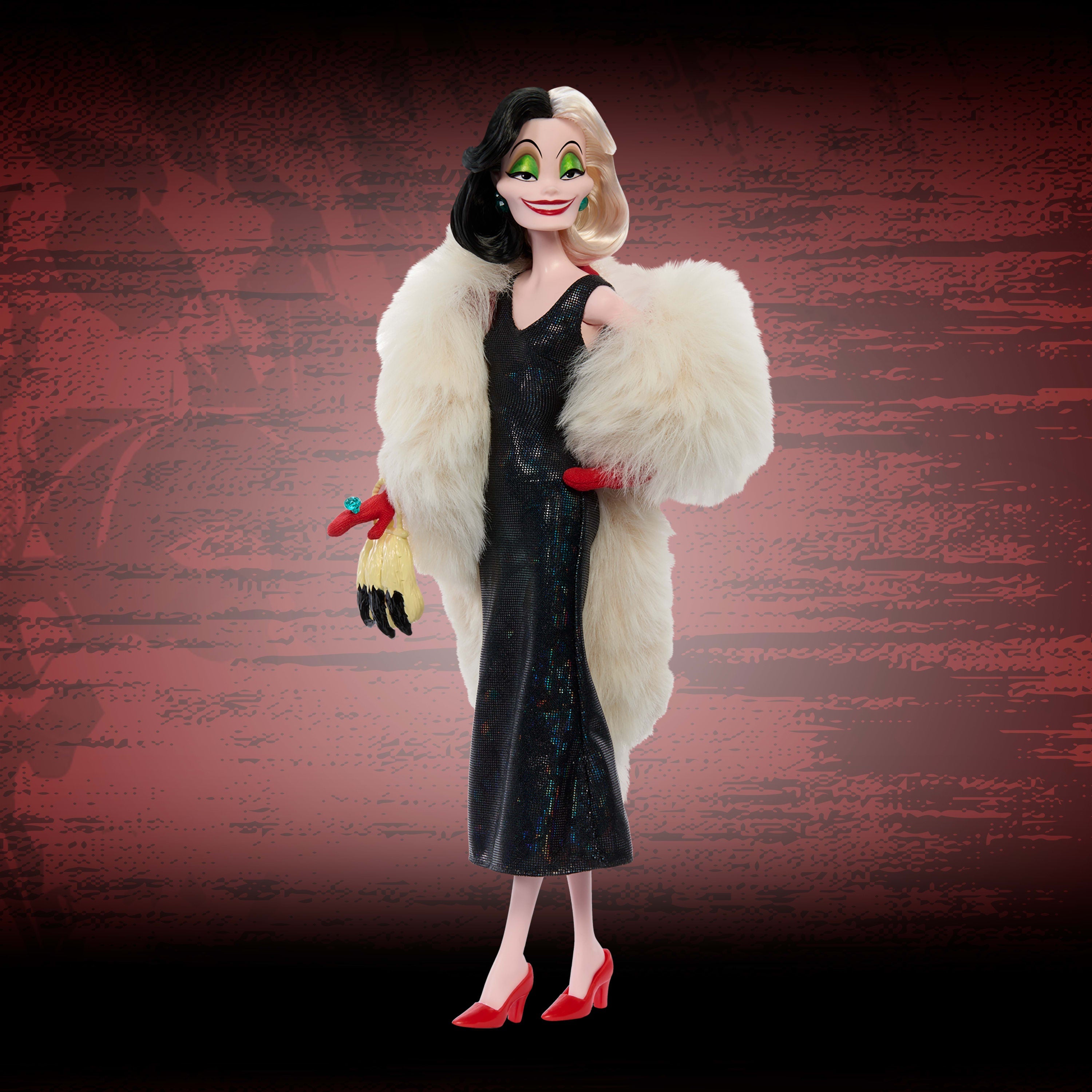 Disney Collector Cruella De Vil Collectible Villains Fashion Doll