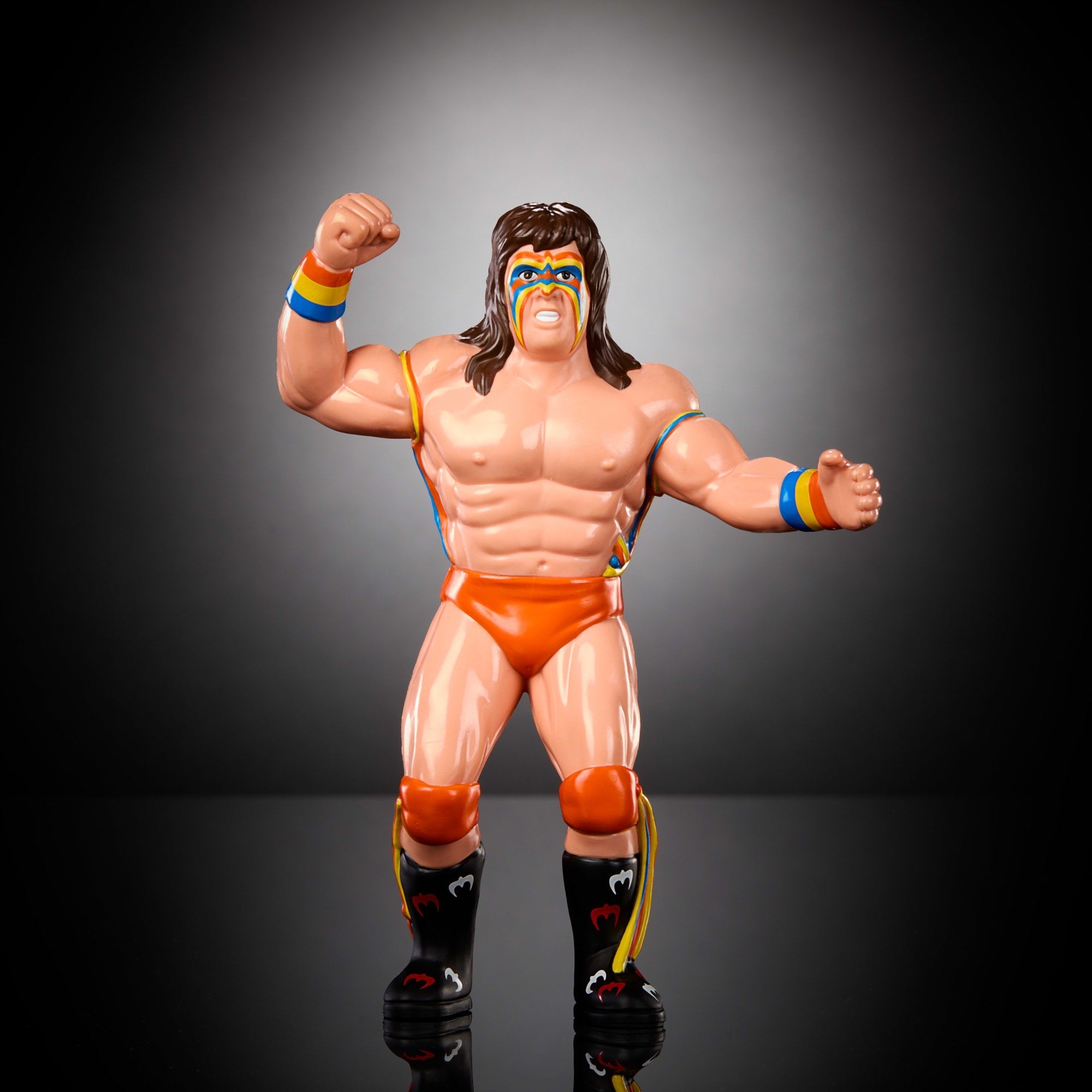 LJN WWE Superstars Ultimate Warrior Action Figure & Poster