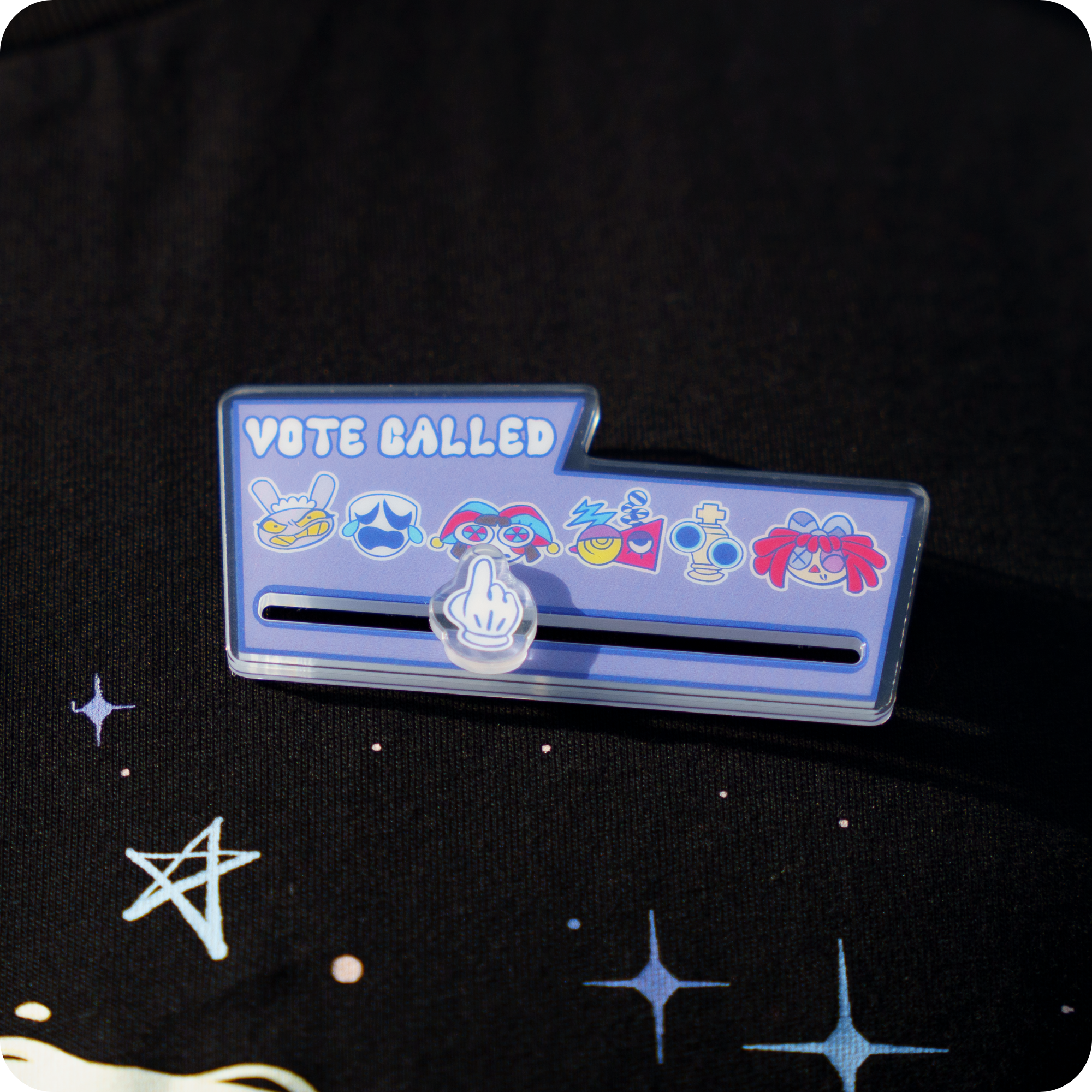 Sliding Vote Pin