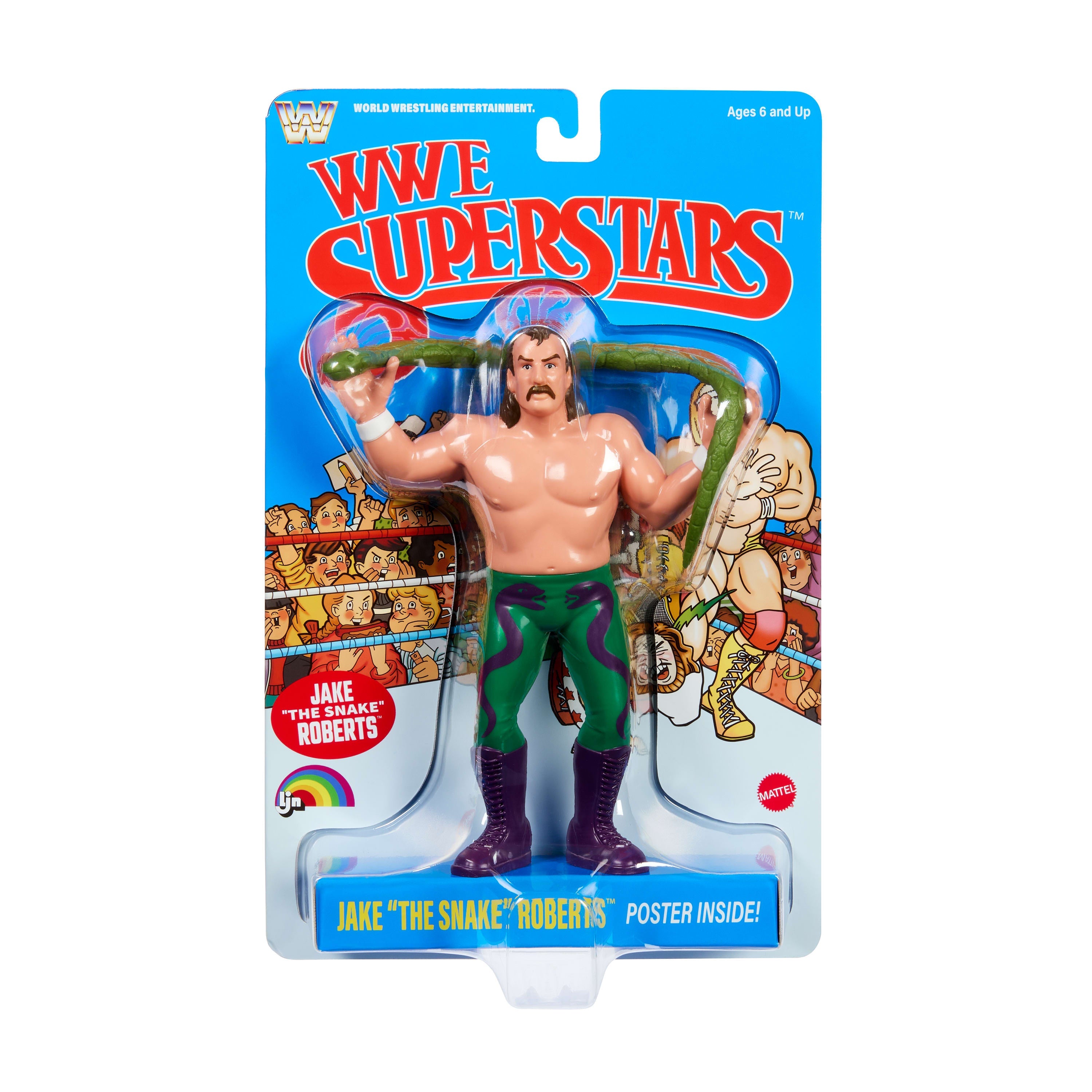 LJN WWE Superstars Jake “The Snake” Roberts Action Figure
