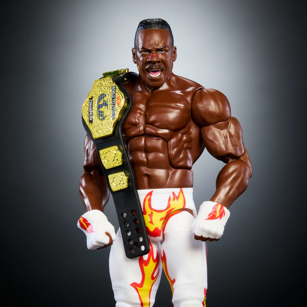 WWE Elite Collection Monday Night War Booker T Action Figure & Golga Build-A-Figure Parts