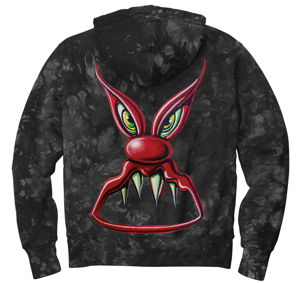 Hot Wheels x Kenny Scharf Black Tie Dye Hoodie