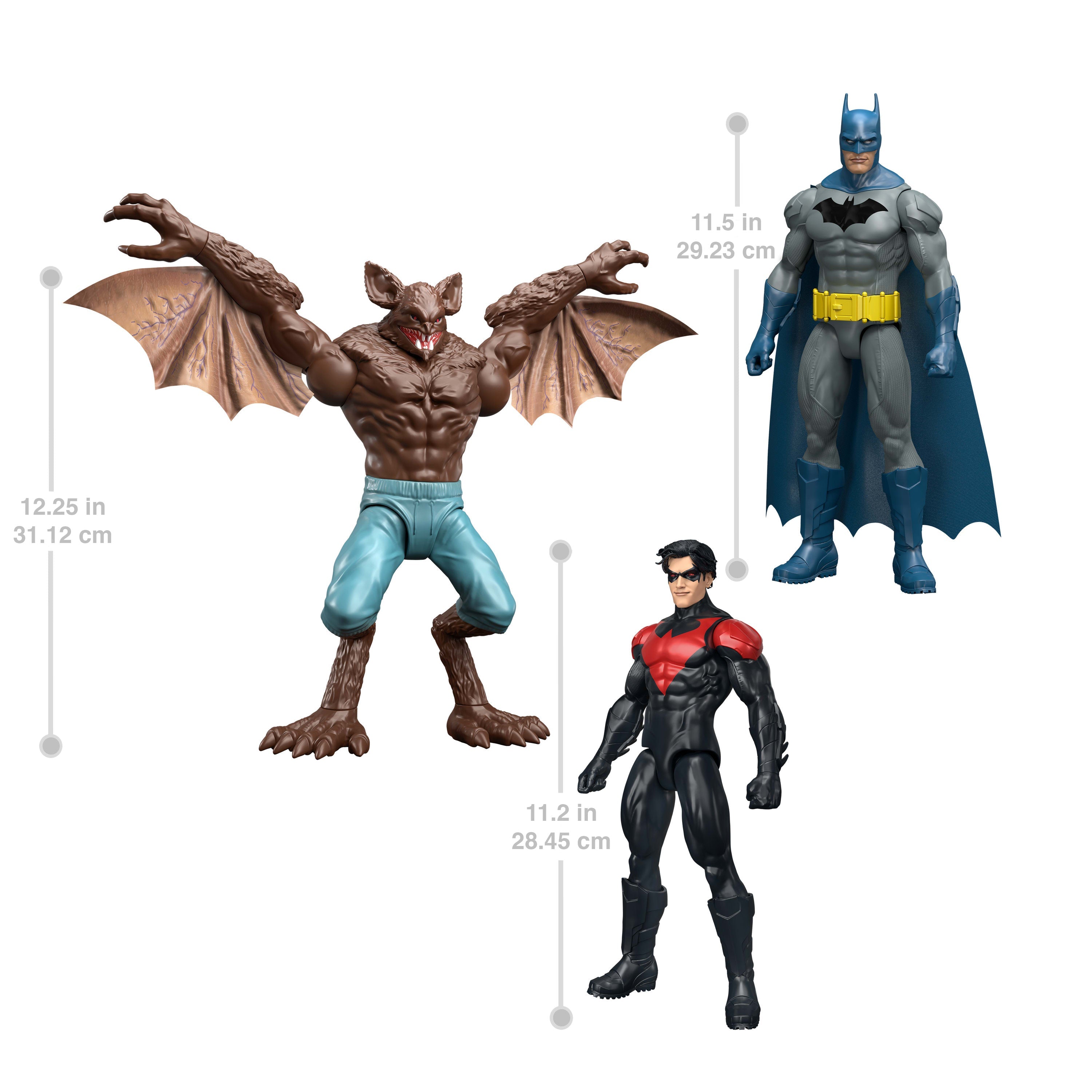 DC Premier Batman & Nightwing Vs Villain Man-Bat 3-Pack Action Figures