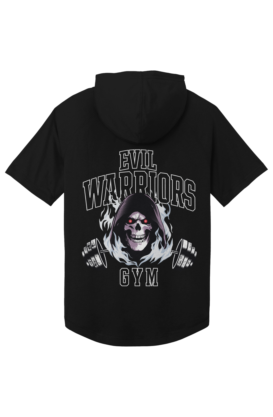 Masters of the Universe Movie Skeletor No Pain No Gain Black Short Sleeved Hoodie