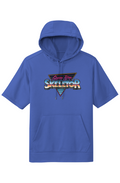 Masters of the Universe Gym Bro Skeletor Blue Short Sleeved Hoodie