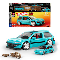 Mattel Brick Shop Hot Wheels Custom ’90 Honda Civic EF Building Set