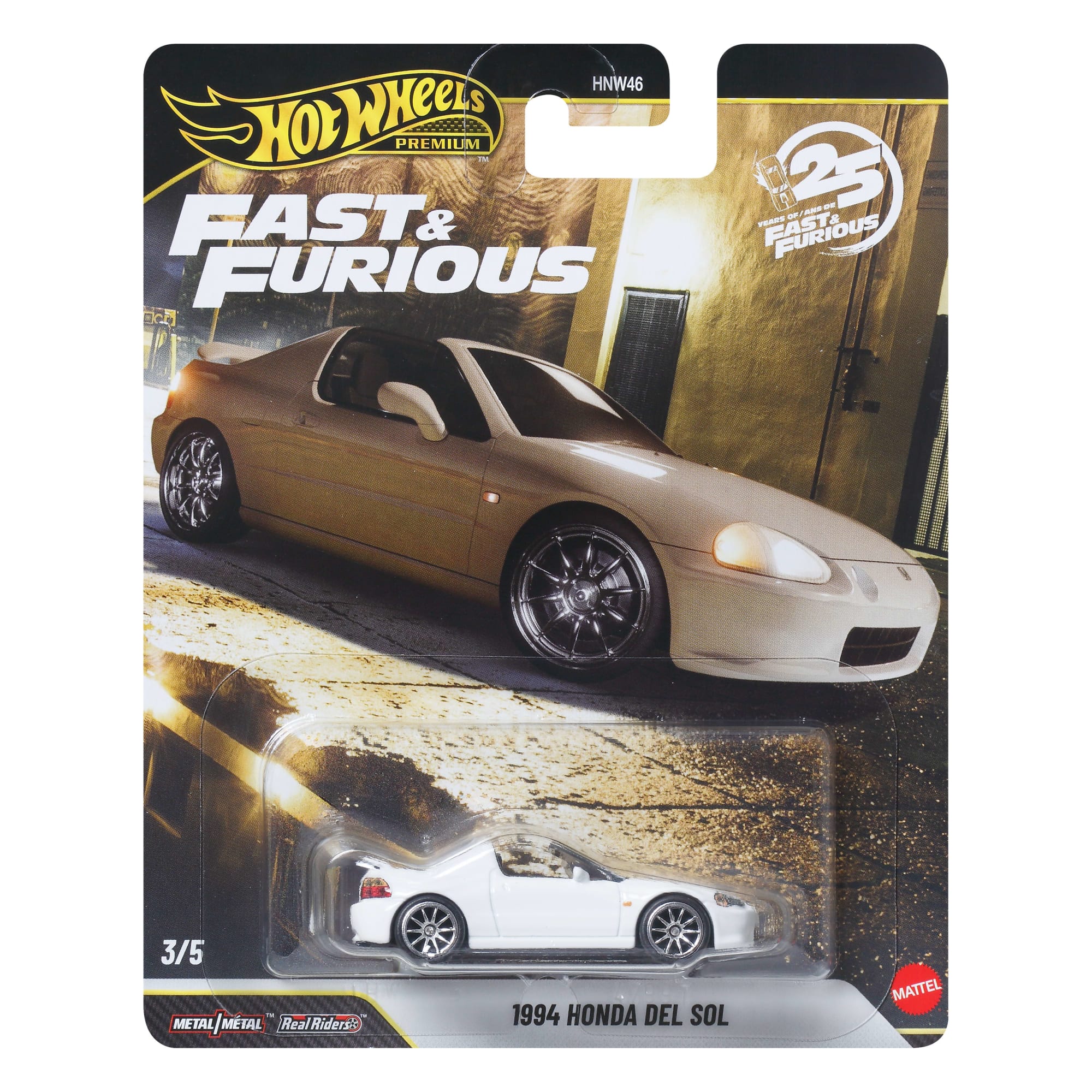 Hot Wheels Premium Fast & Furious 1994 Honda Del Sol