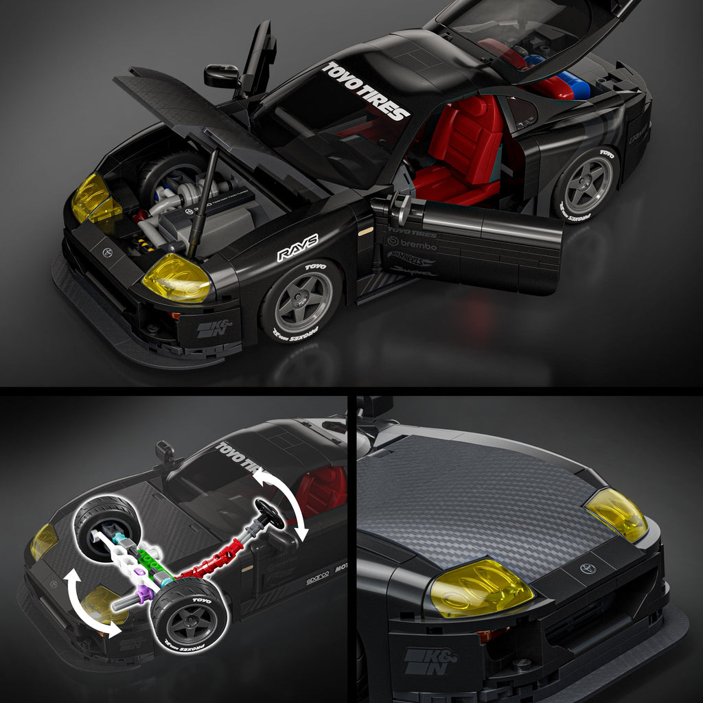 Mattel Brick Shop Hot Wheels ’94 Toyota Supra MKIV Building Set