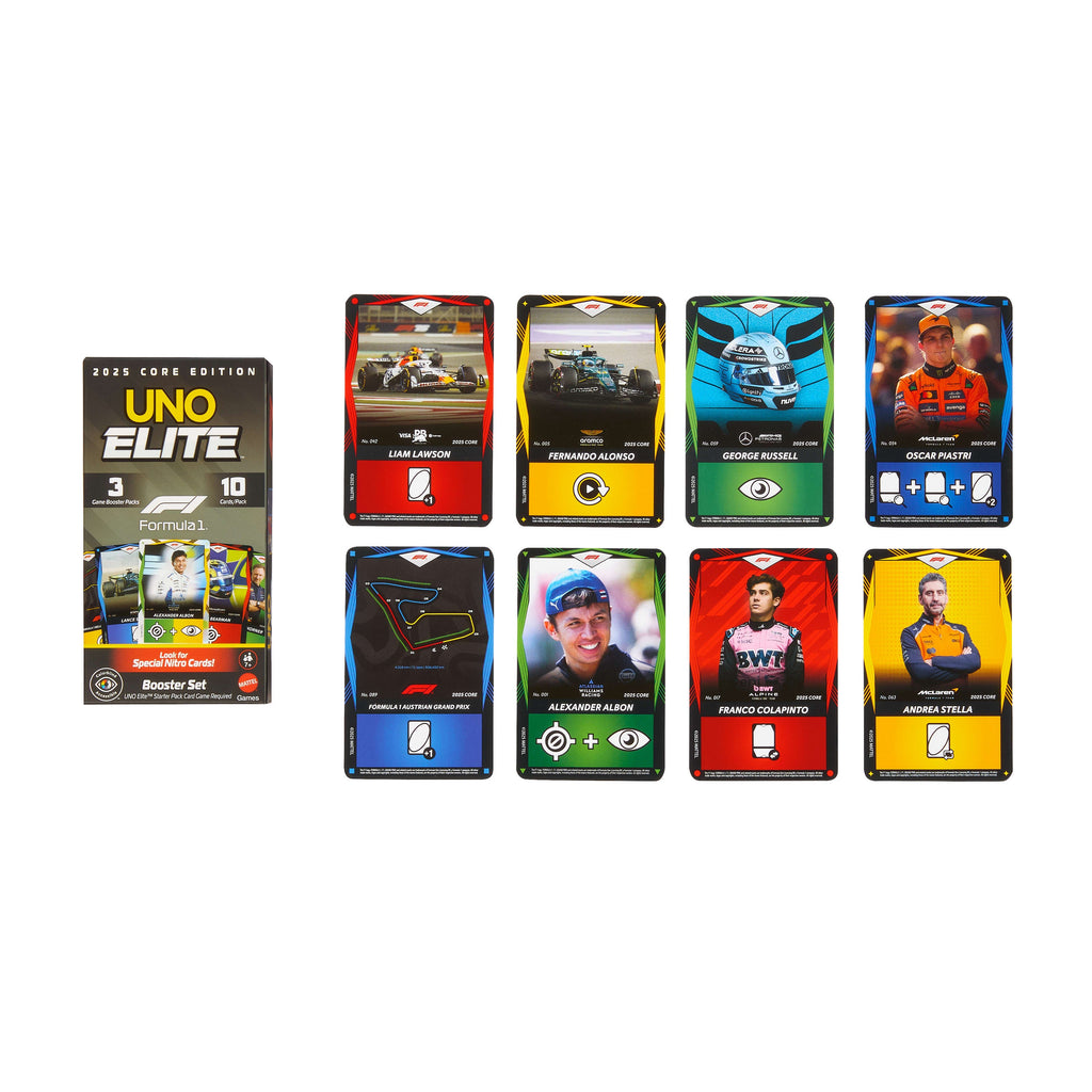 UNO Elite™ Formula 1® 2025 Core Edition Booster Set