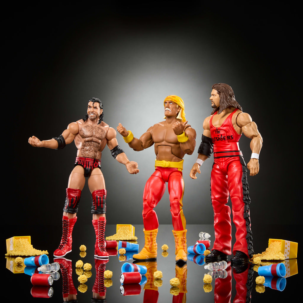 WWE Elite Scott Hall Kevin Nash Hulk Hogan Action Figures