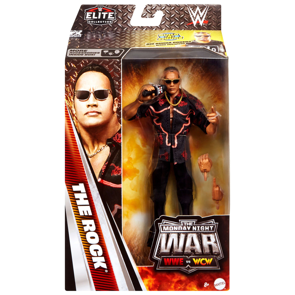 WWE Monday Night War Elite Collection The Rock Action Figure