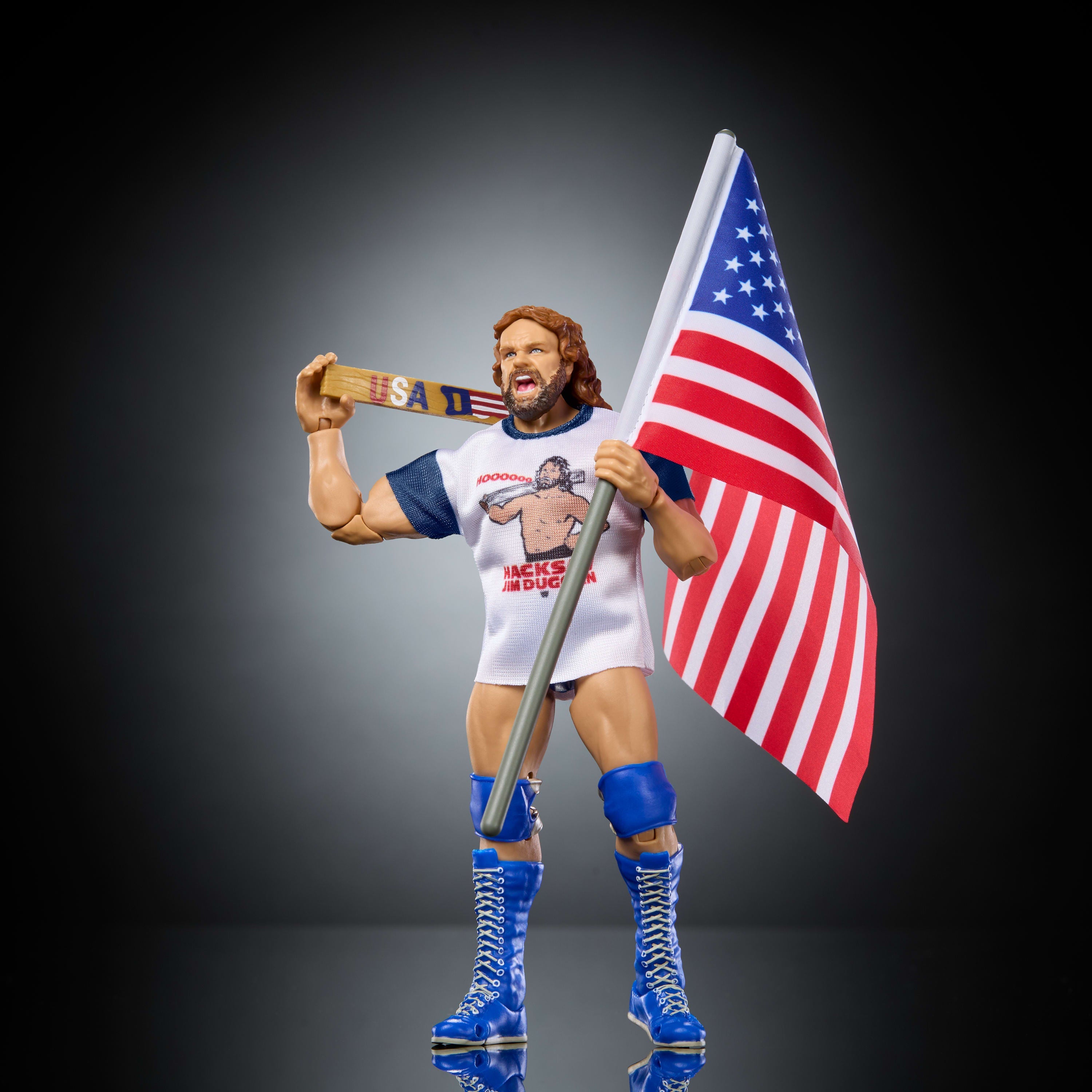 WWE Ultimate Legends Action Hacksaw Jim Duggan Figure