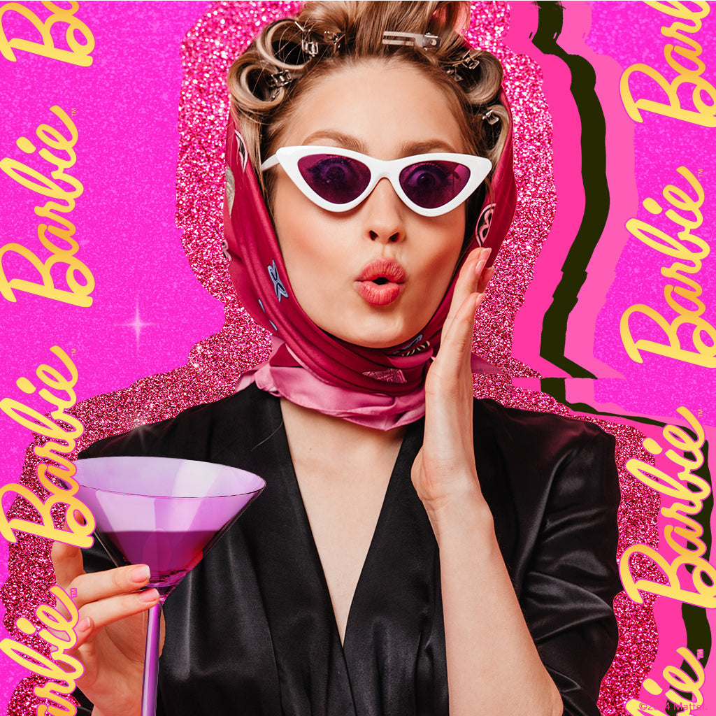 Barbie™ X Dragon Glassware® Martini Glasses