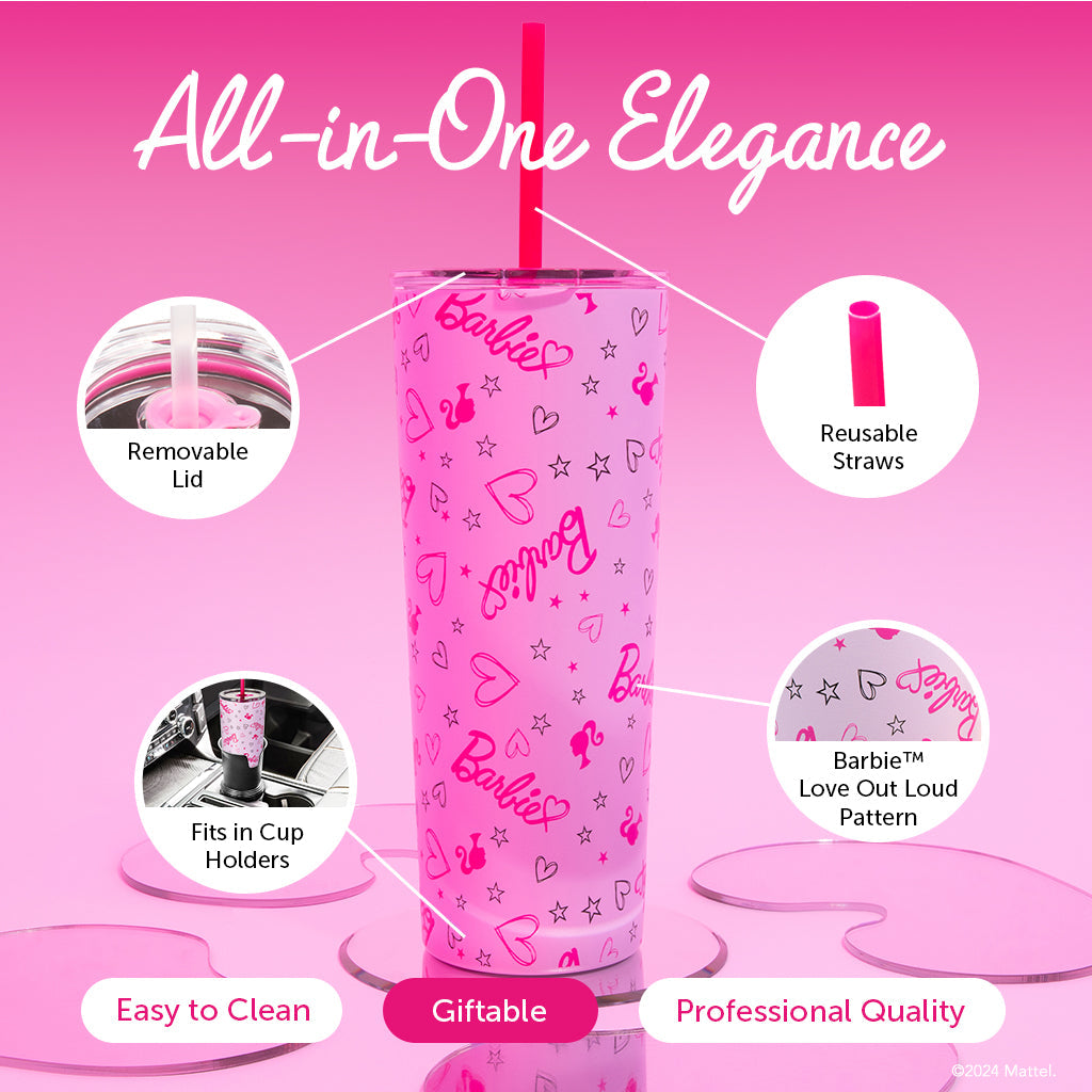 Barbie™ Love Out Loud Tumbler - 24 Oz