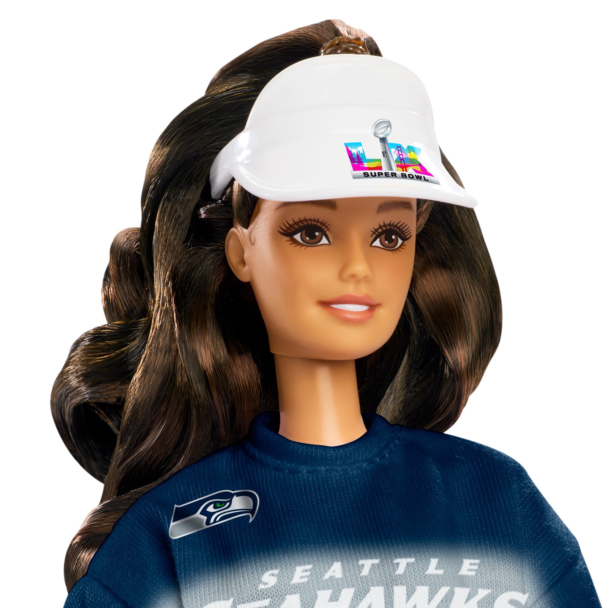 Barbie Super Bowl LX Seattle Seahawks Doll