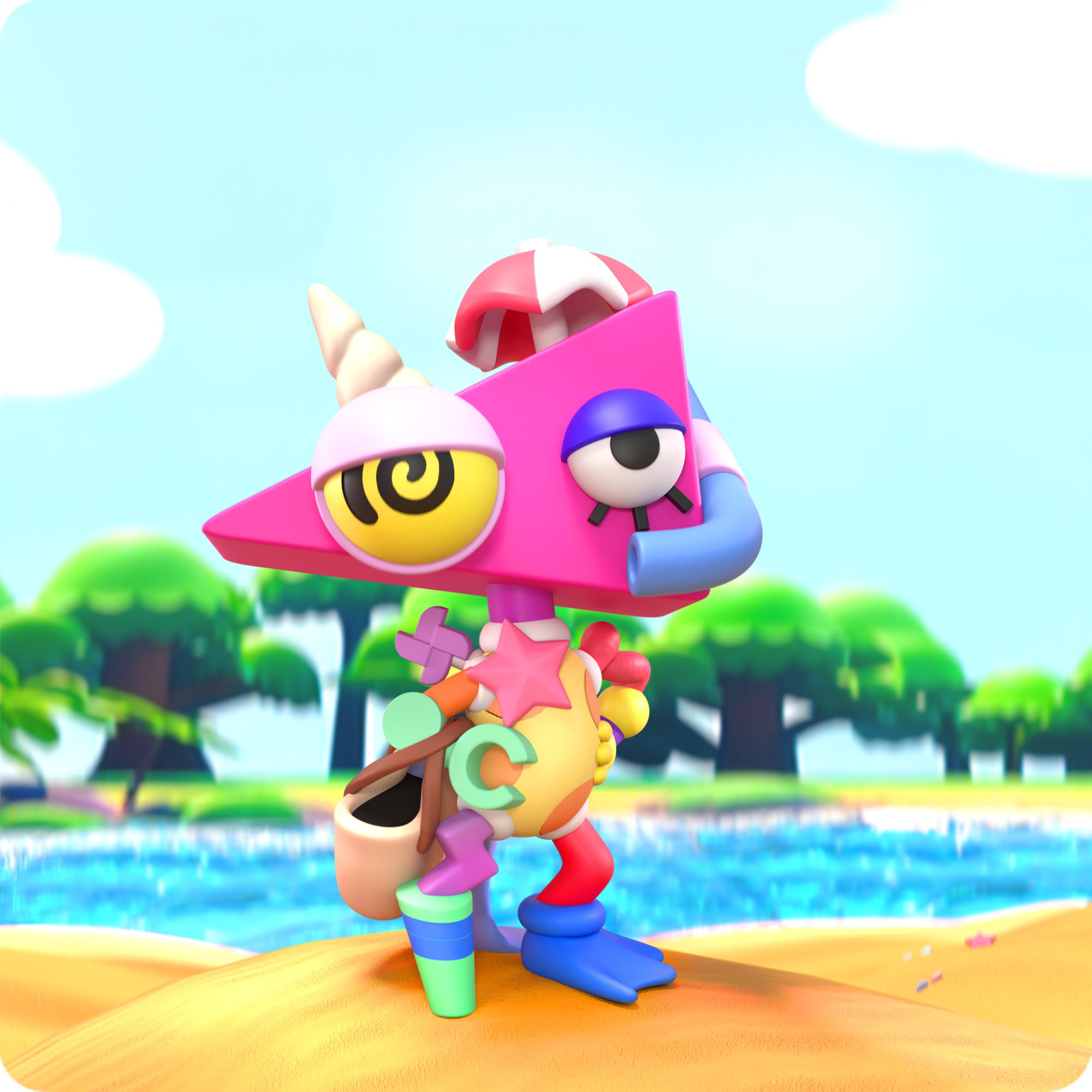 Digital Circus Animiniz: Beach Vacation Series