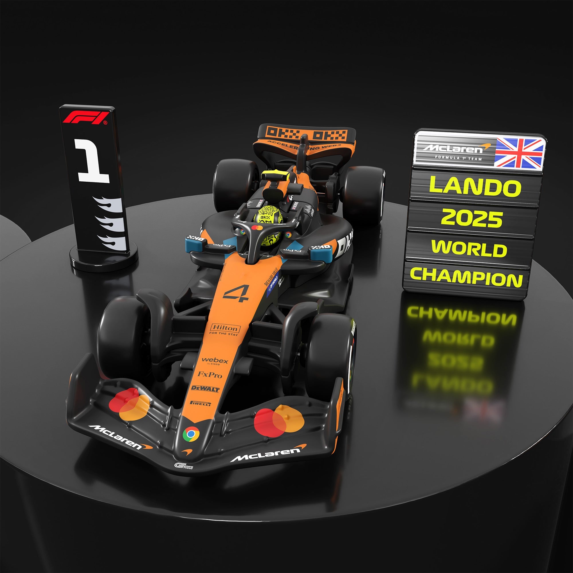 Hot Wheels® 2025 Formula 1® Podium Set