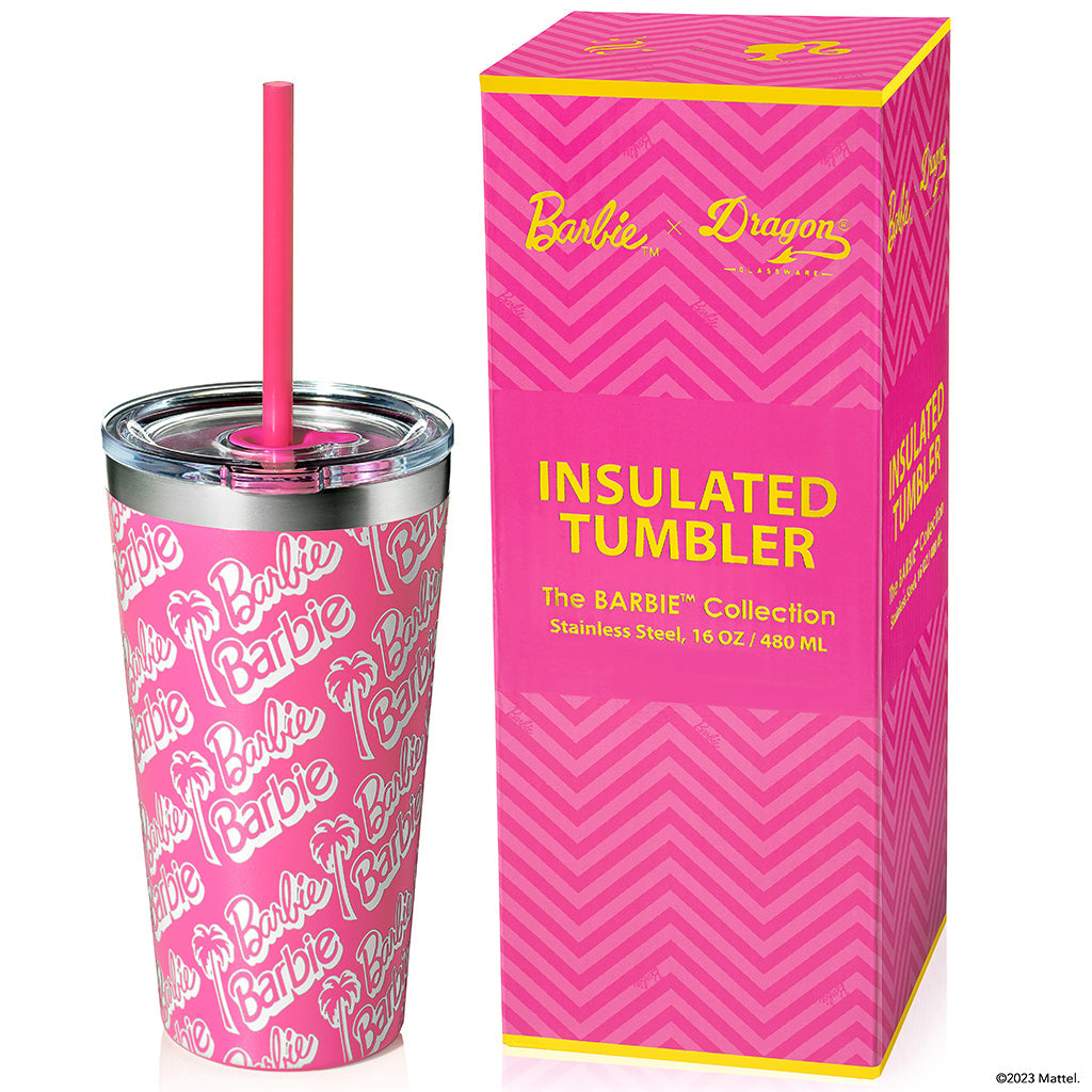 Barbie™ X Dragon Glassware® Tumbler - 16 Oz