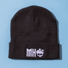 Monster High Black Cuffed Beanie