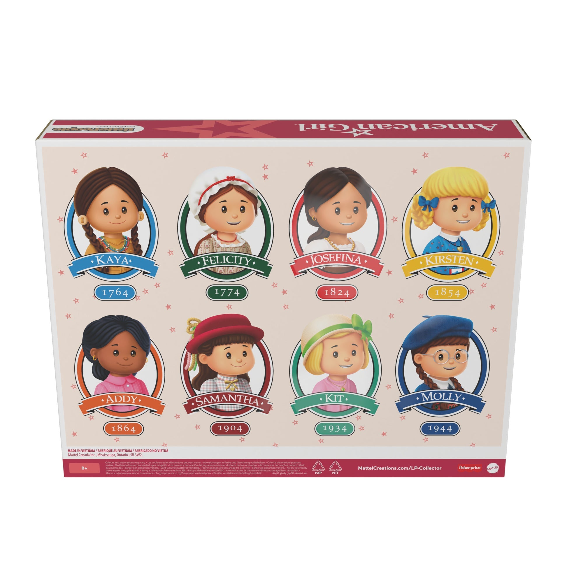 Little People Collector American Girl 40th Anniversary Special Edition Set