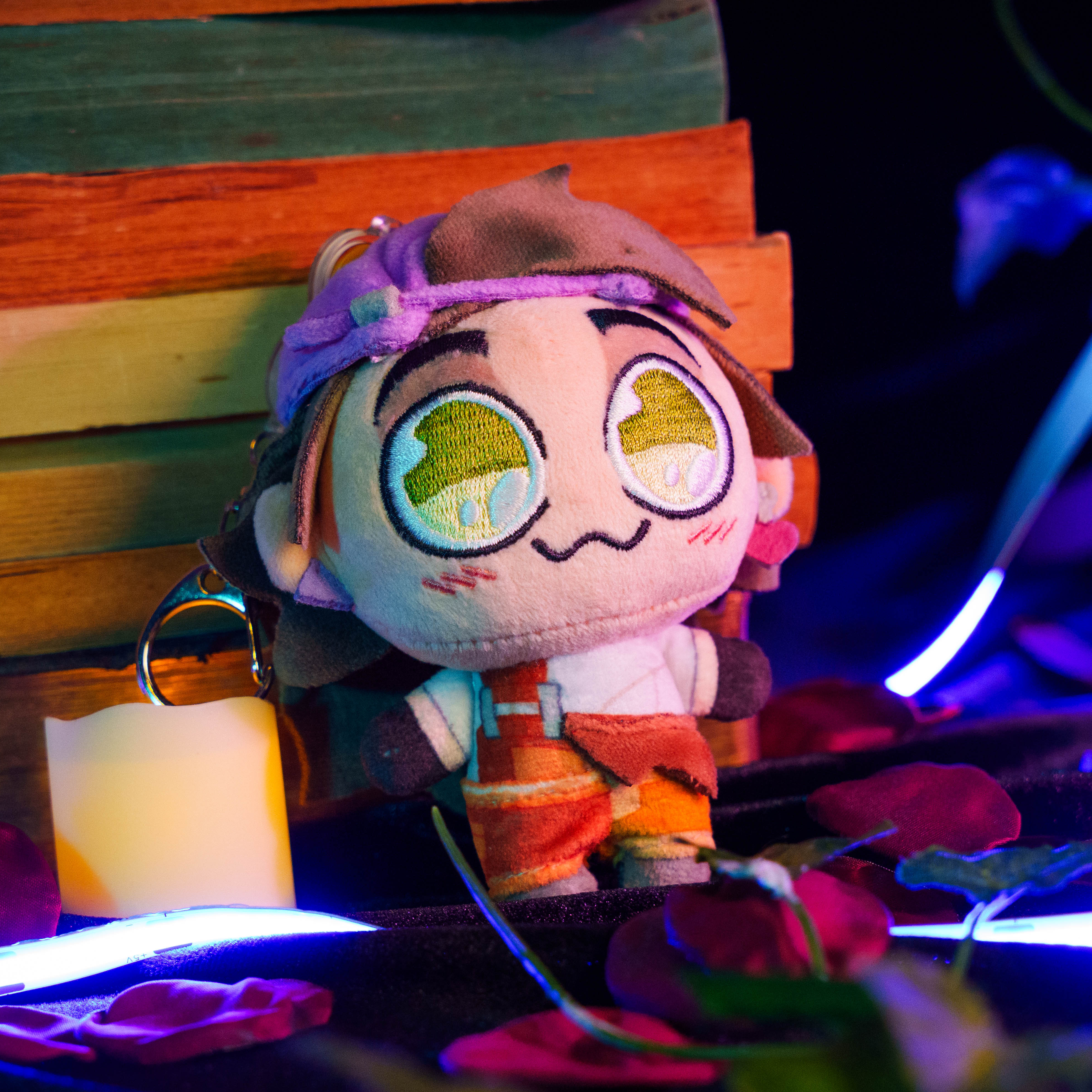 Frankie Plush Keychain