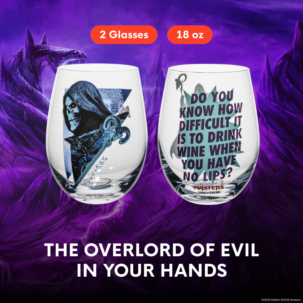 Masters of the Universe™ 2026 Movie Skeletor™ Stemless Glasses (Mattel Creations)