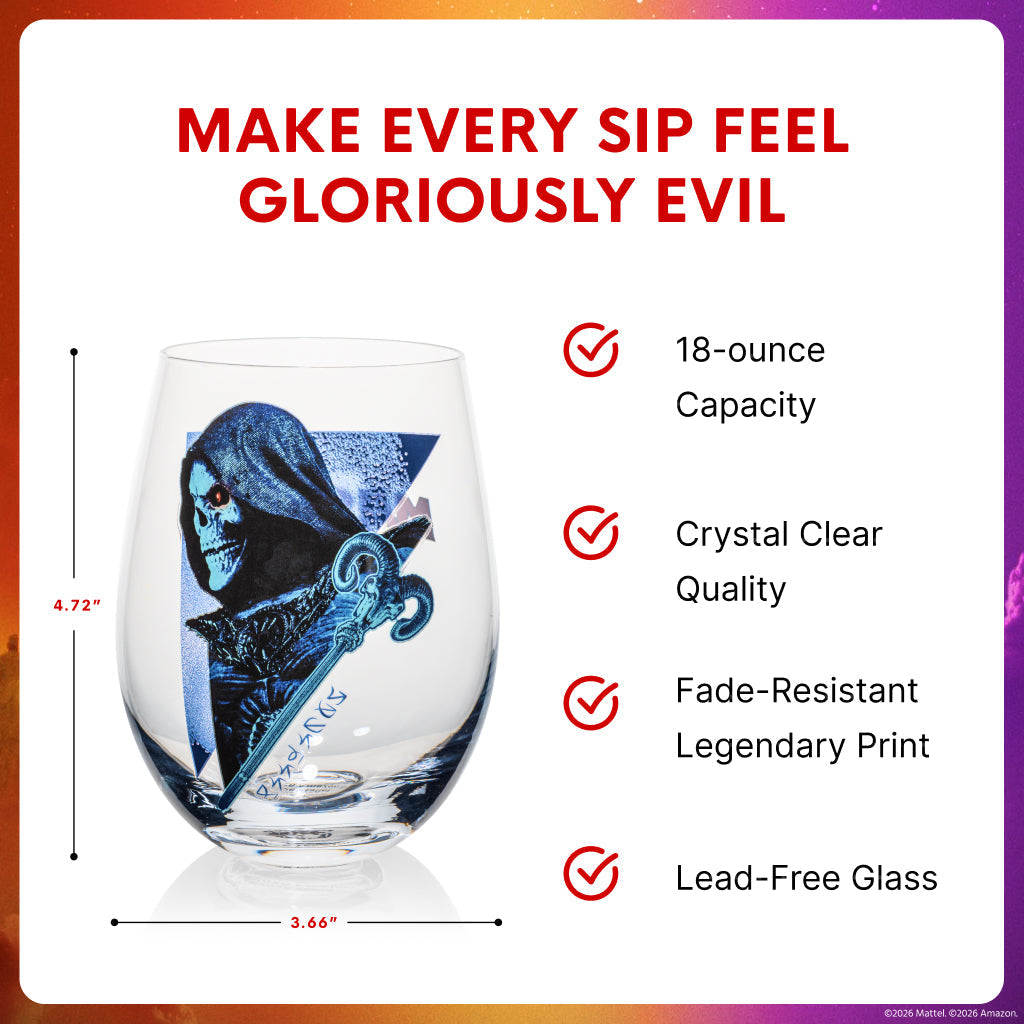Masters of the Universe™ 2026 Movie Skeletor™ Stemless Glasses (Mattel Creations)