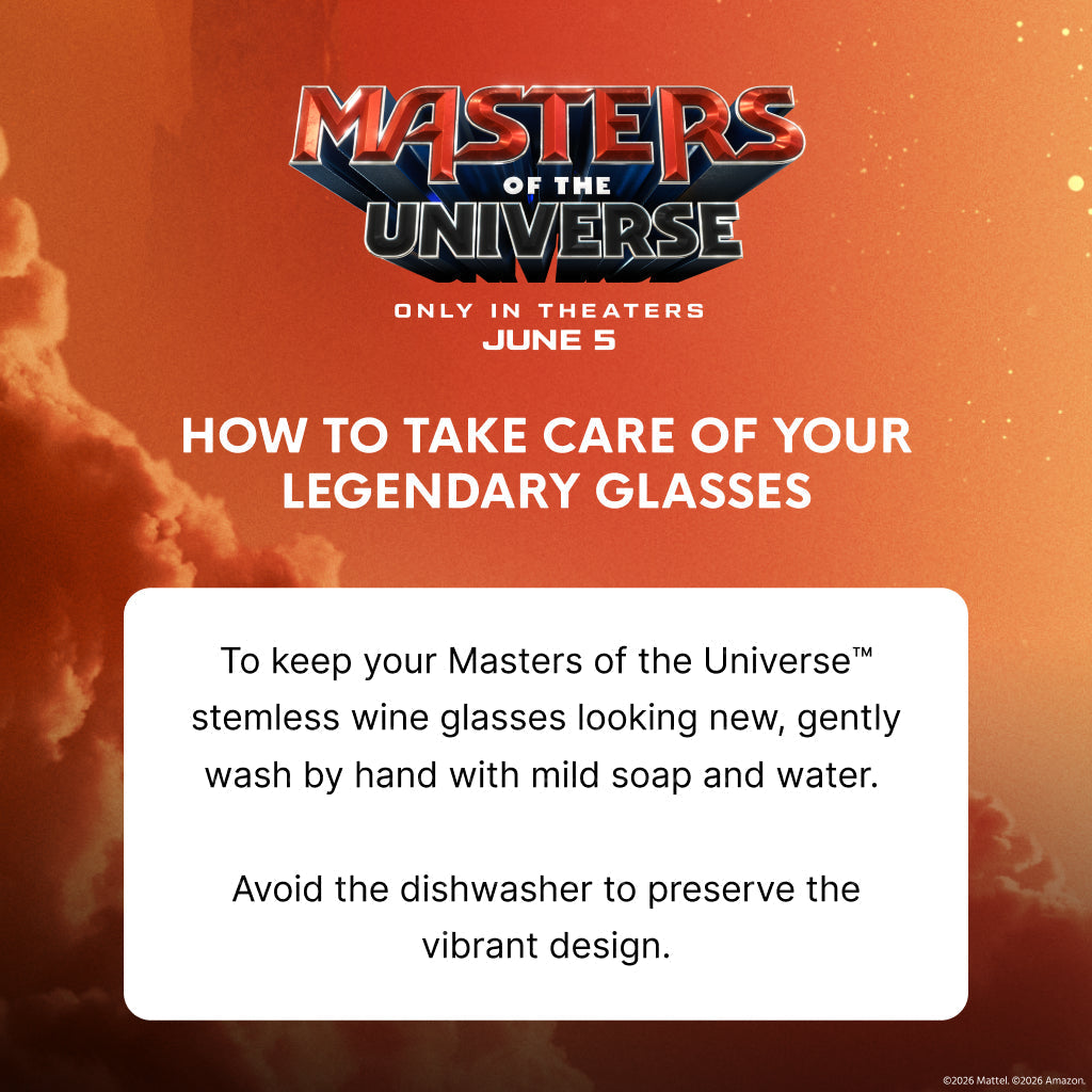 Masters of the Universe™ 2026 Movie Skeletor™ Stemless Glasses (Mattel Creations)