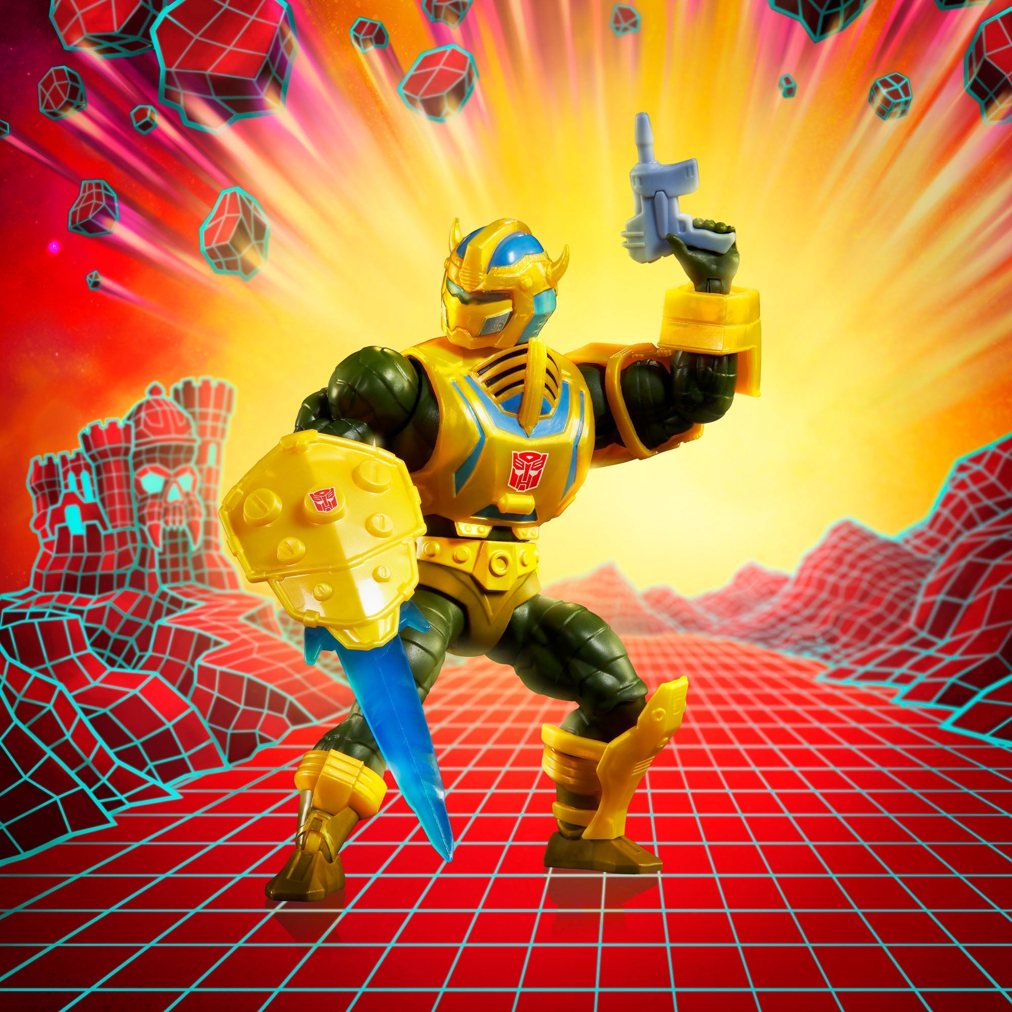 Masters of the Universe x Transformers Bumblebee Armor Man-At-Arms Action Figure