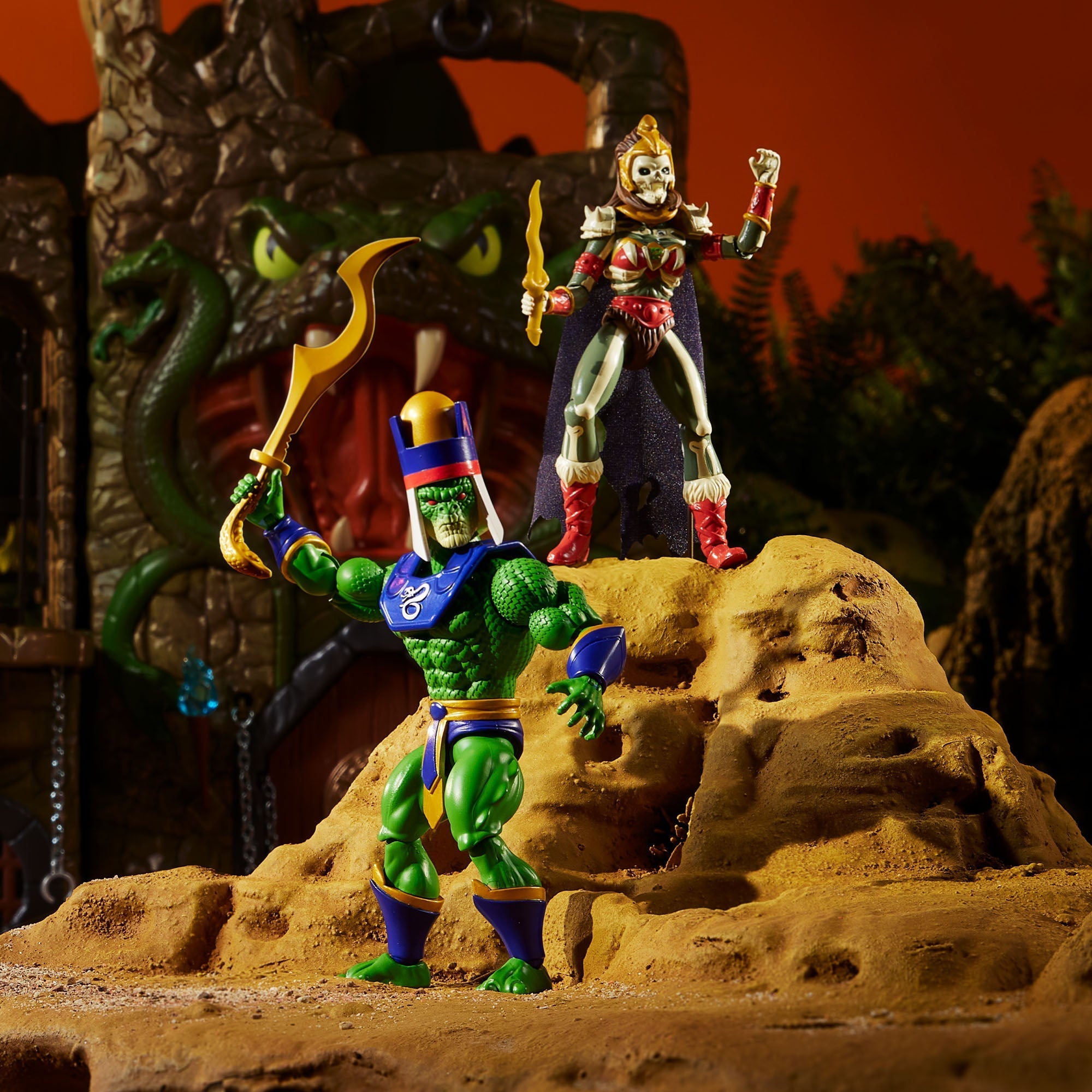 Masters of the Universe Origins Snake Lair Playset Crowdfund