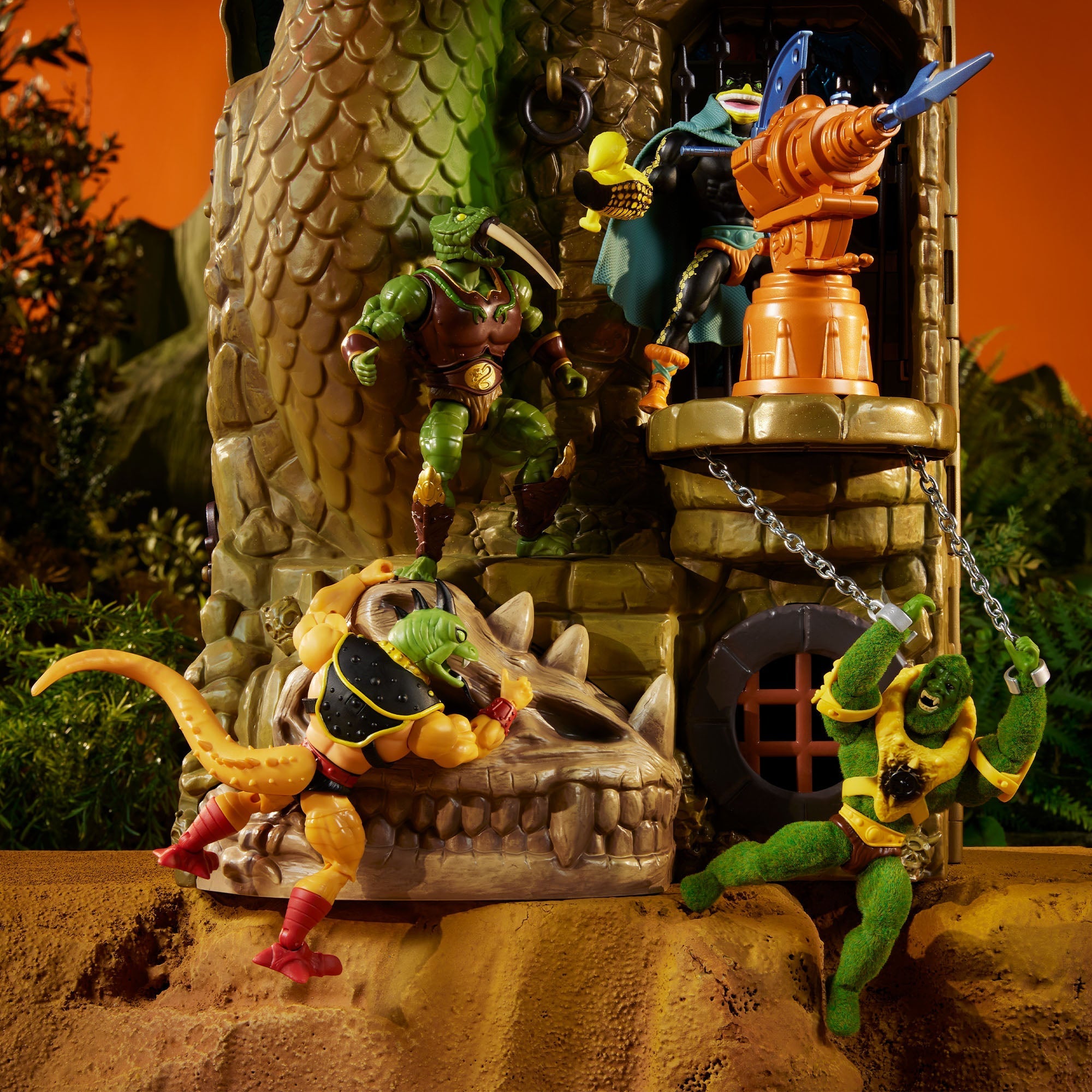Masters of the Universe Origins Snake Lair Playset Crowdfund