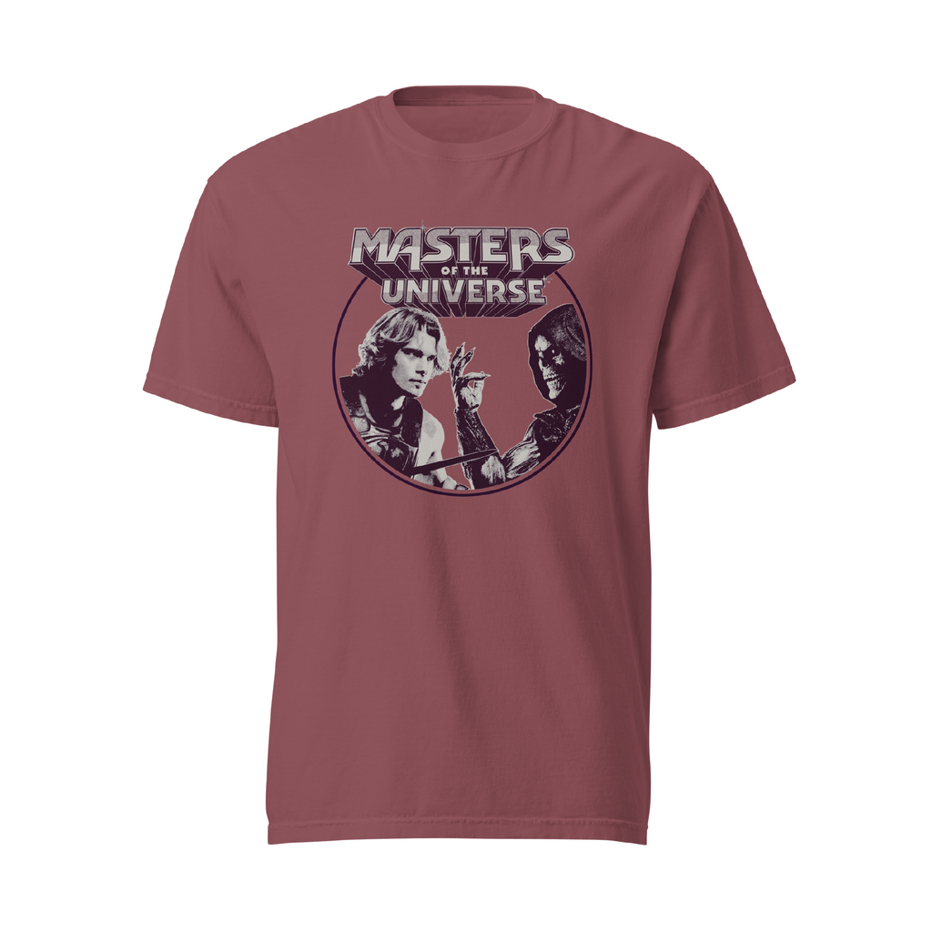 Masters of the Universe Movie He-Man and Skeletor Red T-shirt