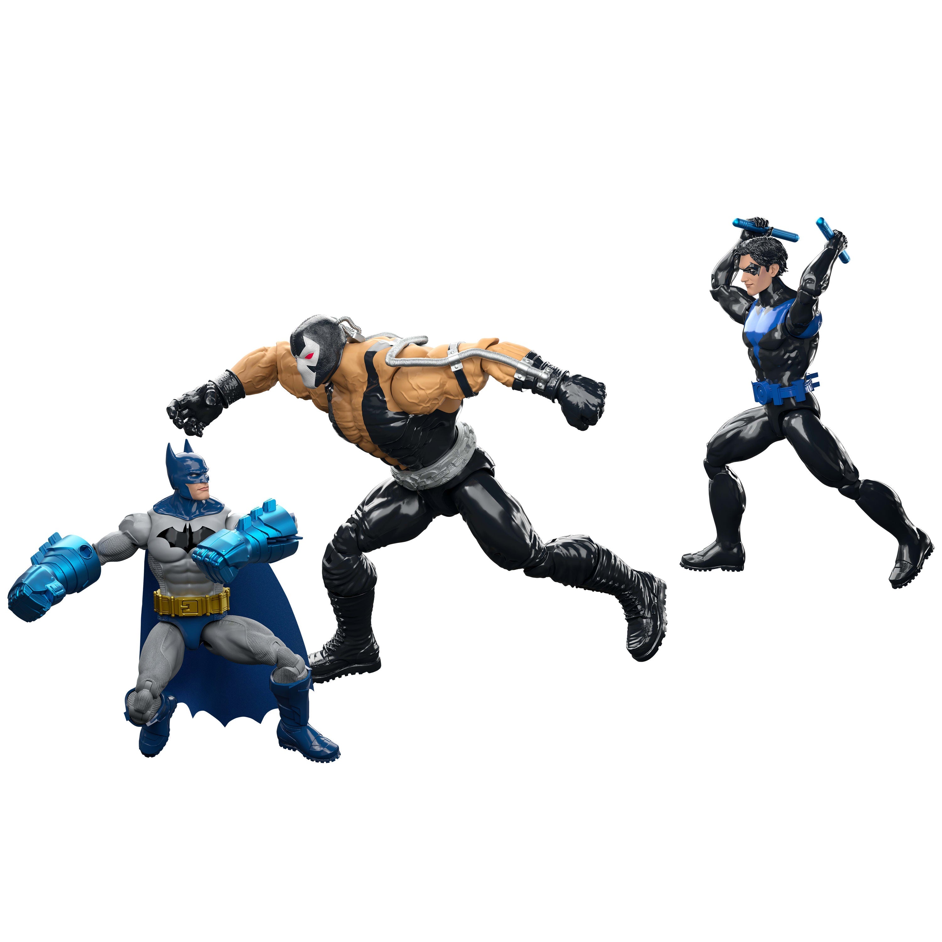 DC Premier Batman & Nightwing vs. Bane 3-Pack Action Figure